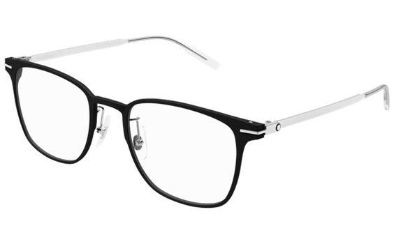 Montura de gafas Montblanc Hombre MB0397ON002-BLACK-SILVER-TRANSPARENT52 - MB0397ON002-BLACK-SILVER-TRANSPARENT52